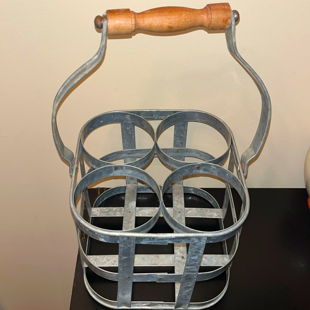 Farm House Milk jar holder